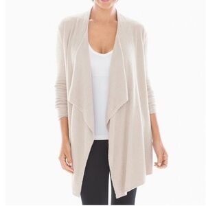 Barefoot Dreams Bamboo Chic Lite Knit Cardigan Cream